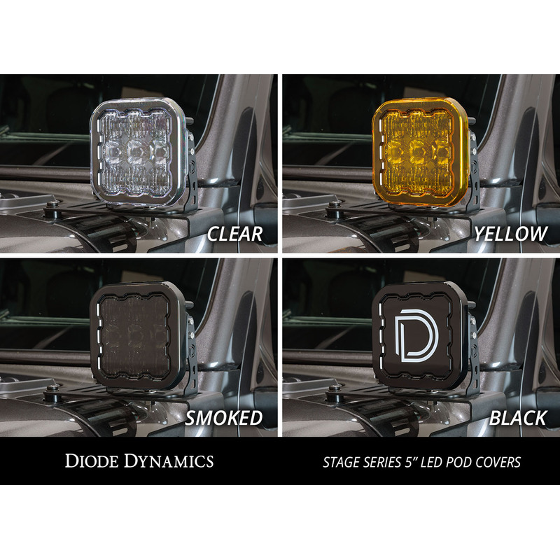 Diode Dynamics - SS5 LED Pod Cover, Black (one)